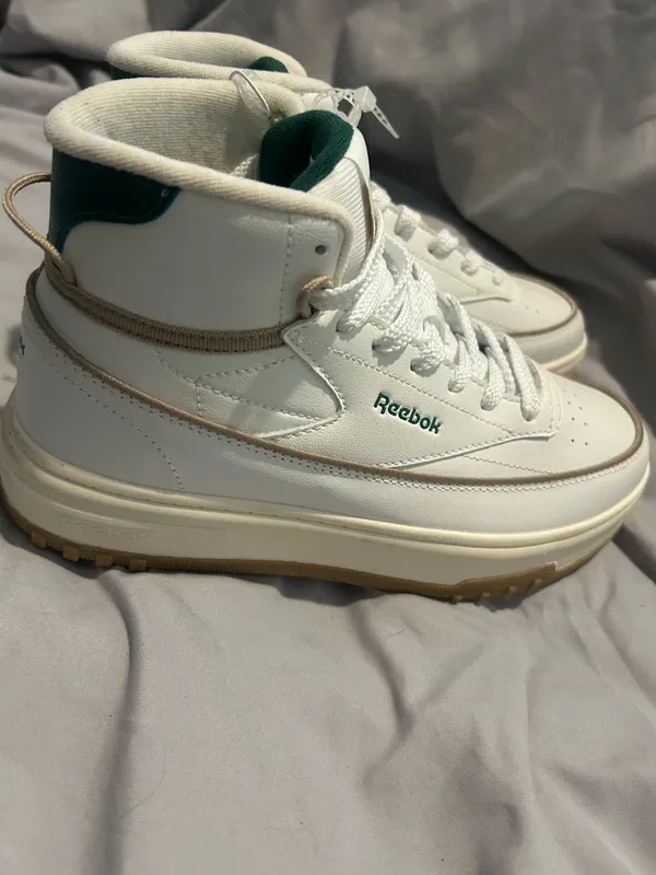 Reebok Women's Club C Double Geo Hi Heritage Sneaker - Image 3
