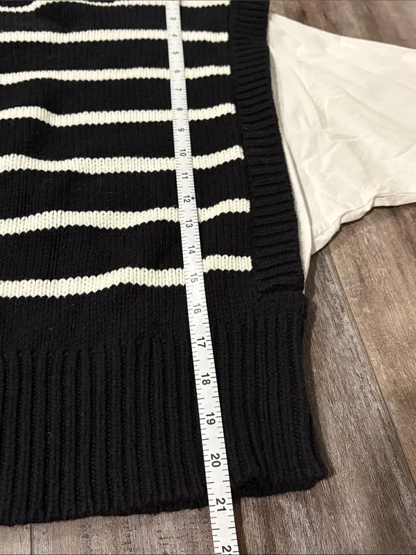ANTHROPOLOGIE Layered Sweater Vest Medium - Image 11