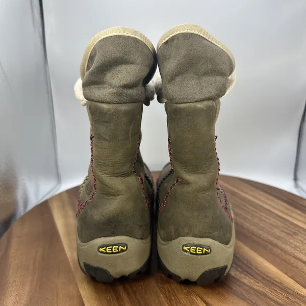 Keen Hoodoo Mid Boots‎ Brown Brown Leather Outdoor Waterproof Women's 6.5 - Image 2