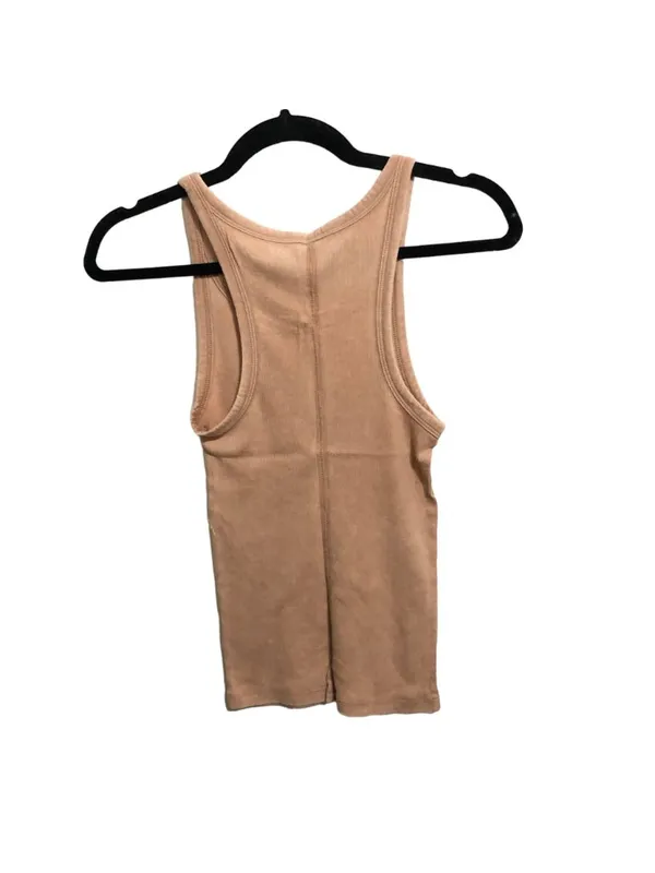 Aerie Womens Ribbed Tank Top Peach Pink Size S - Image 2