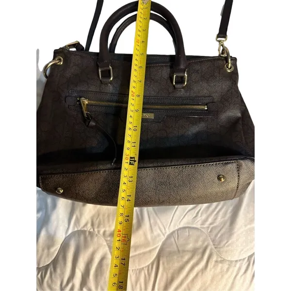 Calvin Klein Cross Body Purse Brown - Image 9