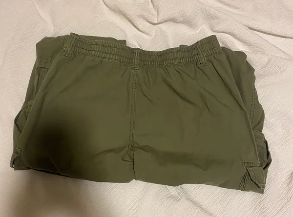 H&M Army Green Cargo Pant - Image 4