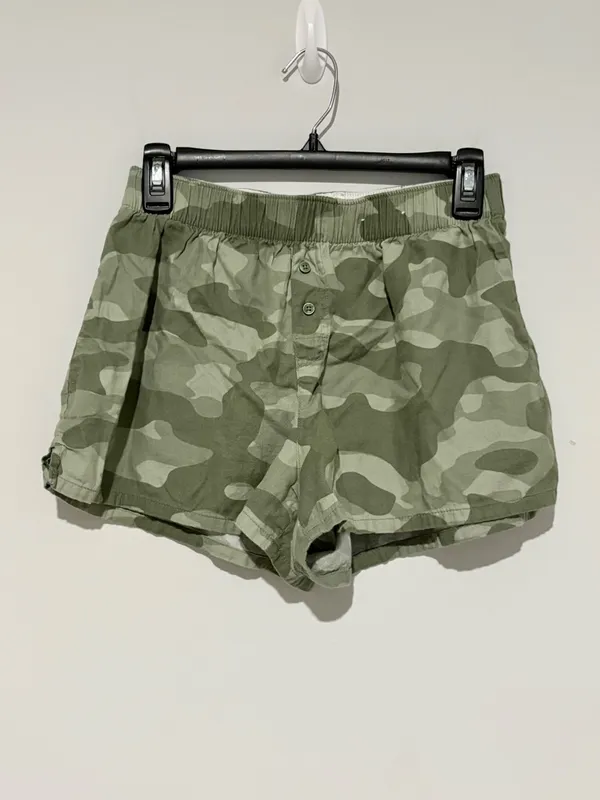 Wild fable Camo boxer Elastic Waist‎ Women’s Lounge Shorts Olive Camo small - Image 2