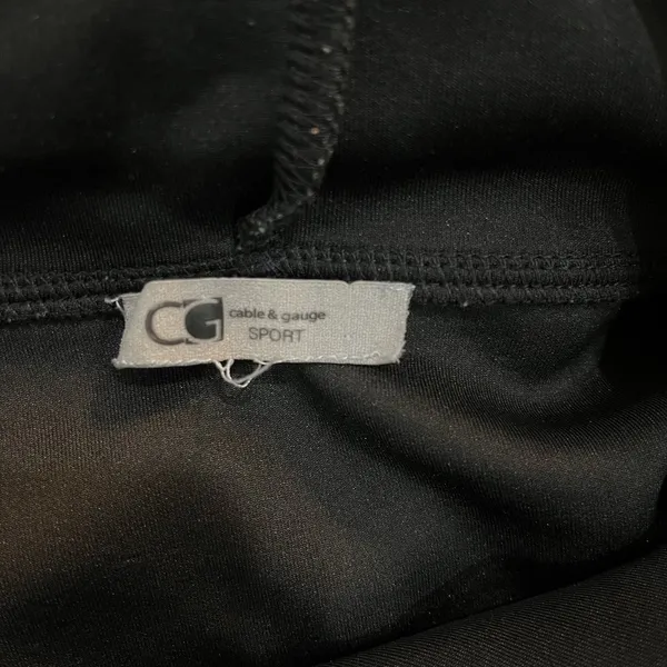 Cable & Gauge Sport Black 1/4 Zip Women’s Hoodie Size Large Athletic Workout - Image 6