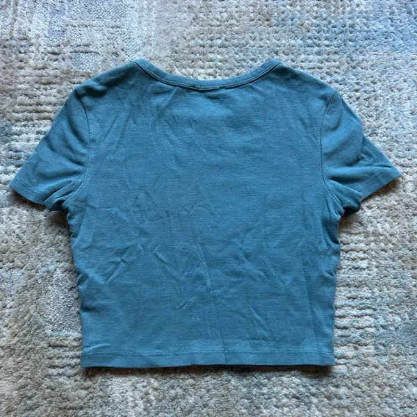 Blue  Basic Baby Tee - Image 3