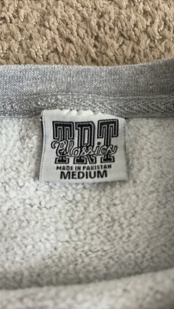 NC State Crewneck Gray Size M - Image 3