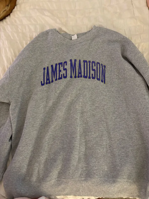 JMU Crewneck Gray Size XL - Image 3