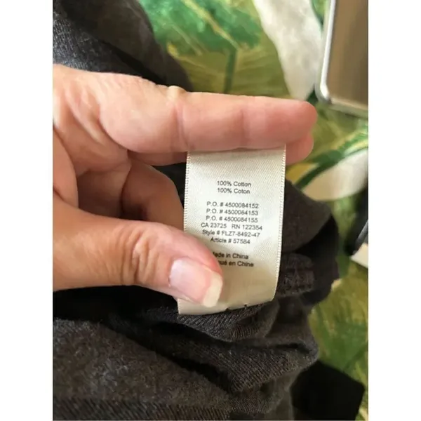 Aritzia Wilfred Free Black Gray Plaid Shirt Dress Long Sleeve Size S - Image 4