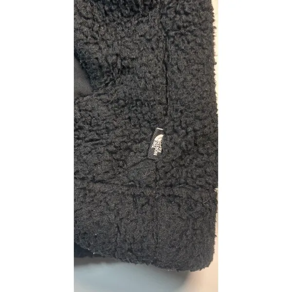 The North Face Womens Black Sherpa‎ Fleece Full Zip Jacket Small NF0A4P8L - Image 5