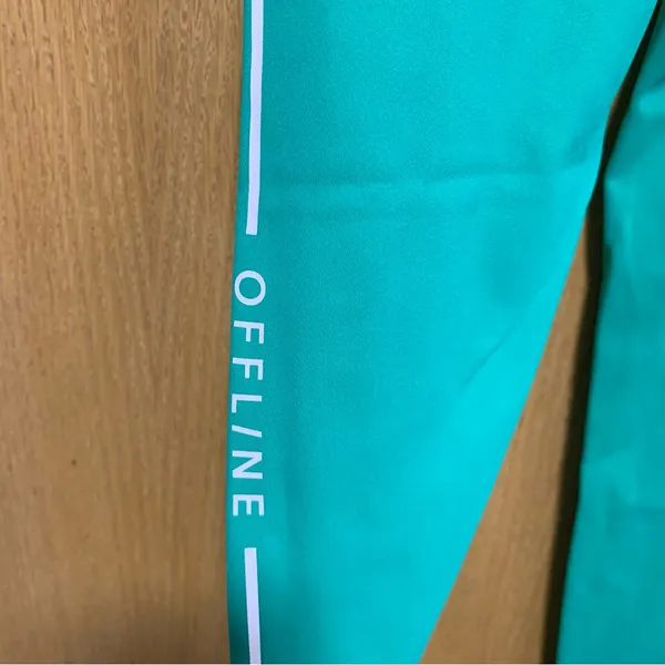 Offline by Aerie Green Goals 7/8 Hi-Rise Leggings - Size XXS - Image 3