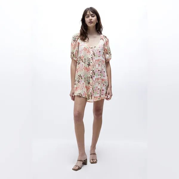 Free People Callie Printed Tunic Dress - Image 10