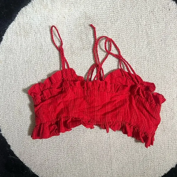 Urban Outfitters lace up crop top - Image 5