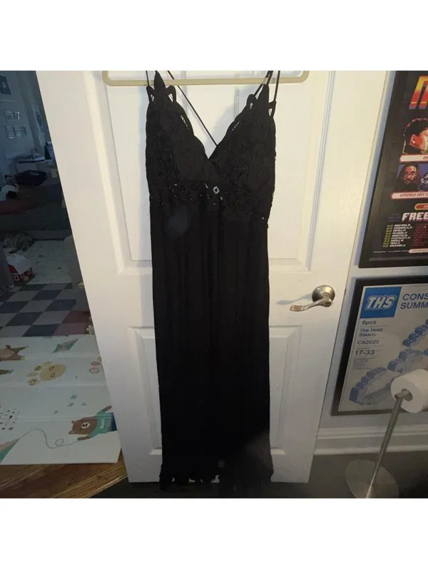 Hyfve Black lace maxi dress - Image 2