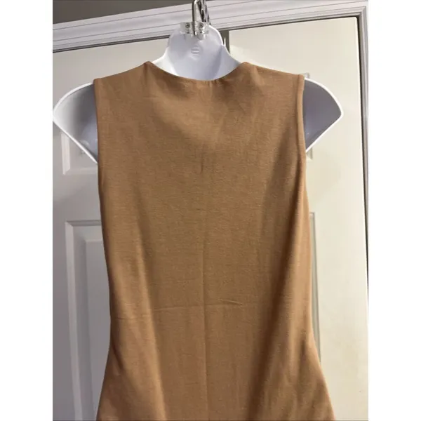 Nuuds Crewneck Sleeveless Heather Mocha/coffee Thong Bodysuit Snaps Medium NWOT - Image 8