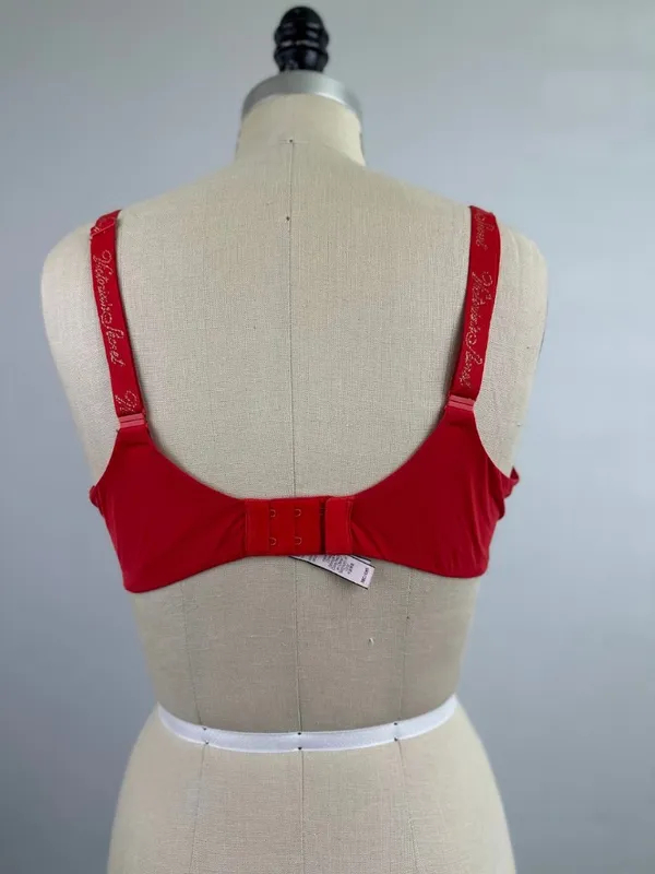 Victoria's Secret Red Push Up Bra Lace Straps 38C - Image 3