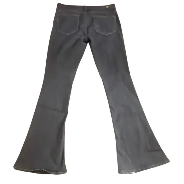 Paige Lou Lou Jeans Size 30 Low Rise Dark Wash Flare Y2K Stretch Denim - Image 2
