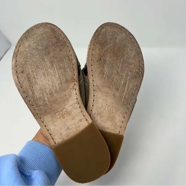 Frye Ally Criss‎ Cross Leather Sandals Sz 6.5 - Image 6
