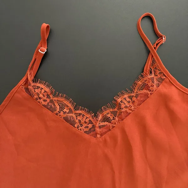SHEIN Orange Sleeveless Camisole Top - Image 3