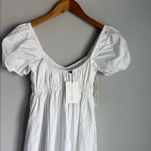 NEW Faithfull Squareneck Midi Dress XS - Image 8