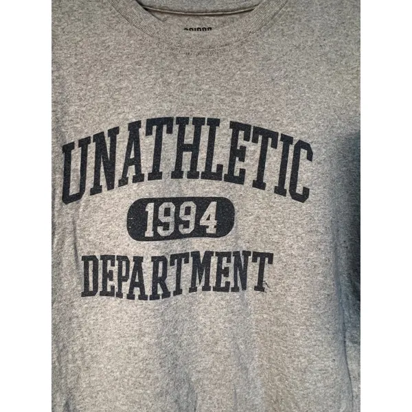 Brisco Women's Size Small T-Shirt Short Sleeve Heather Gray Unathletic Dept 1994 - Image 4