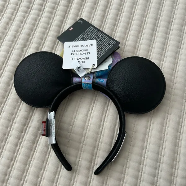 NWT Disney Parks Marvel Loungefly Artist Series Ears Headband Removal Bow - Image 2