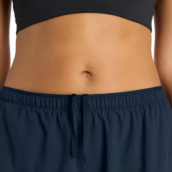 New Balance Womens Running Shorts Navy Blue Built-In Brief Lined Size M - Image 9