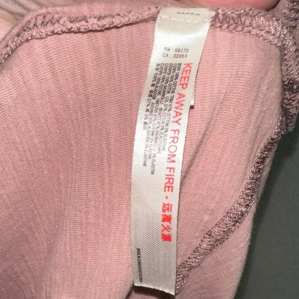 Free People‎ Just Because Onesie Pink Harem Jumpsuit Medium - Image 4