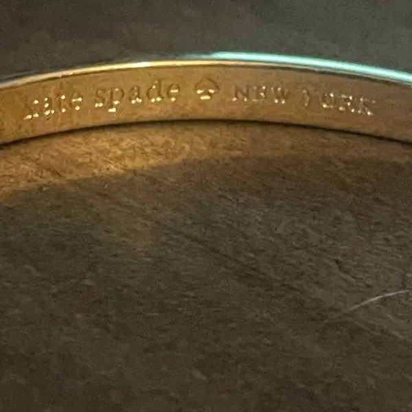Kate Spade Heart Of Gold Idiom Bangle Bracelet - Image 7