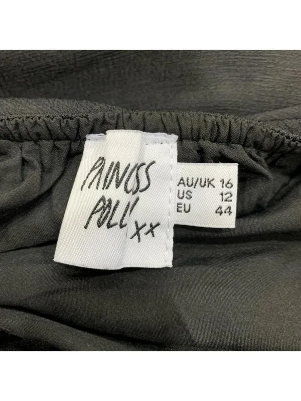Princess Polly Oswell Maxi Black Dress - Size 12 - Image 4