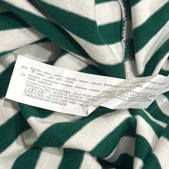 NEW Zara Dinosaur and Stripe Tee Novelty Comfort Fun Quirky Camp L - Image 9