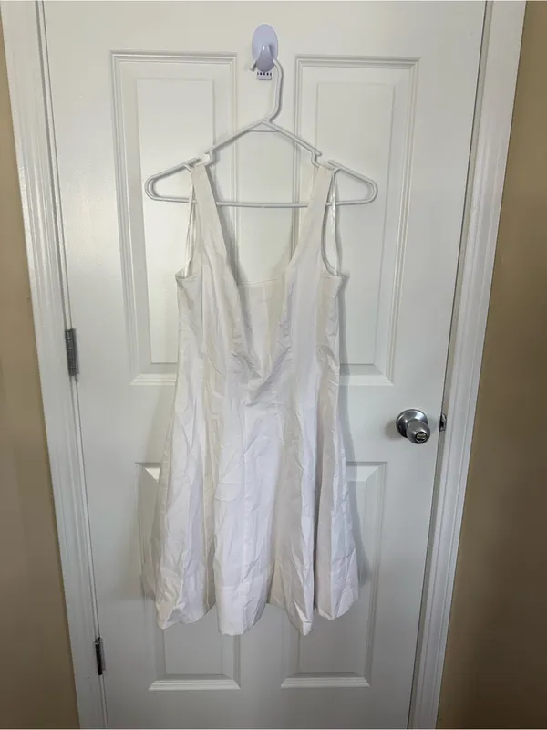 Staud Wells Mini Dress in White 6 - Image 2