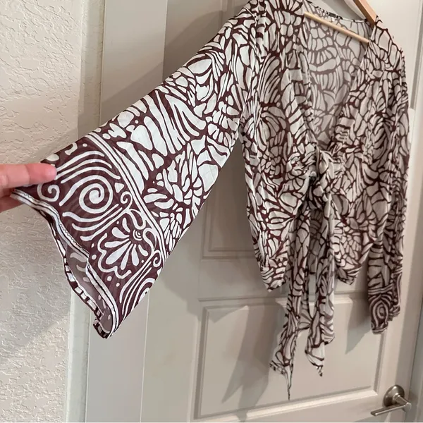 Young Fabulous and Broke Kimono‎ Wrap Cover Up Size Small - Image 2