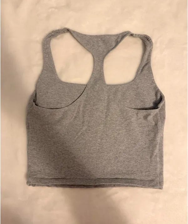 Free people Gray racer back top - Image 2