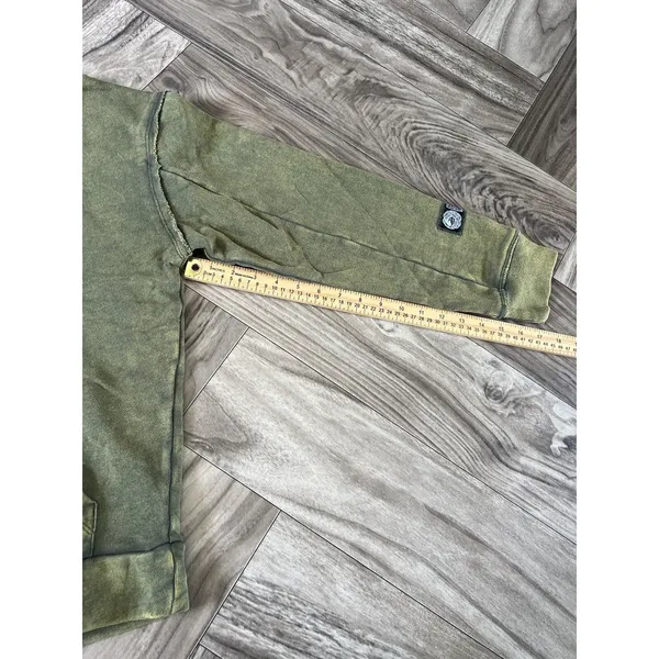 ALPHALETE Women’s Terry Oversized Hoodie- Green Aventurine, Size Medium - Image 5