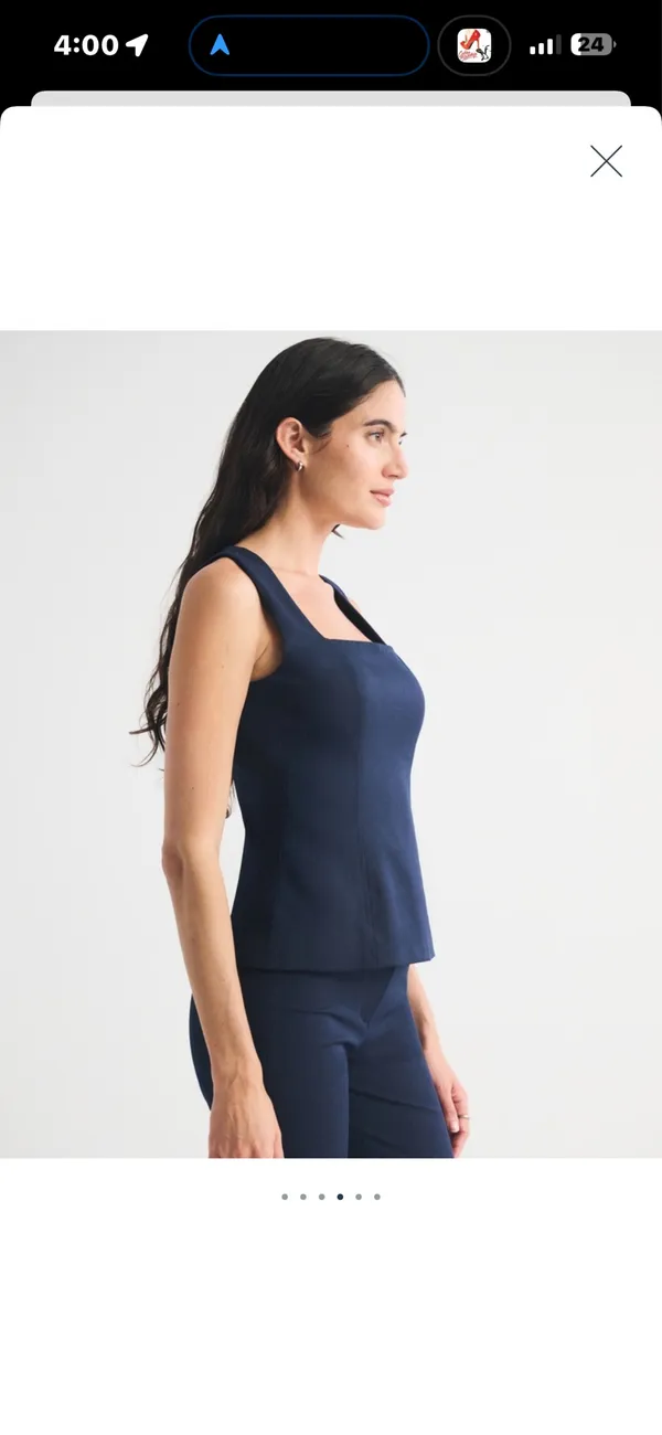 Abercrombie Navy Top - Image 2
