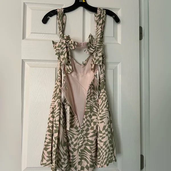REVOLVE For Love And Lemons patterned satin Mini Dress - Image 4