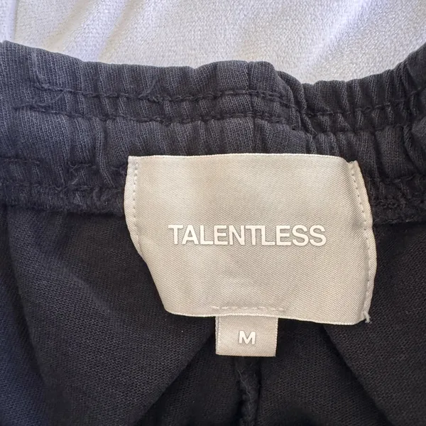 TALENTLESS Black  Casual Shorts - Image 3