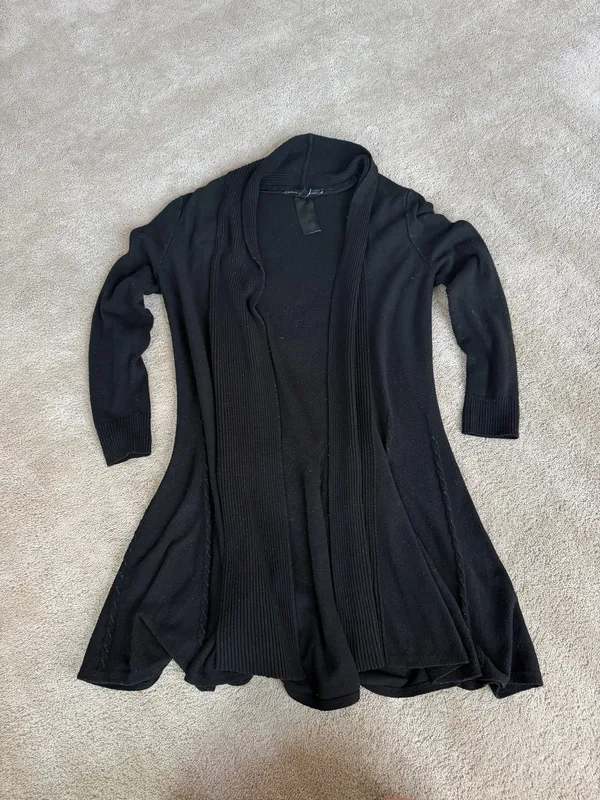 White House Black Market Black Cardigan – Size S - Image 2