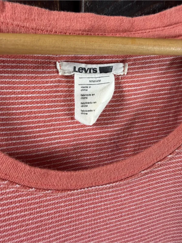 Levi’s Striped Casual T-shirt Dress - Image 5