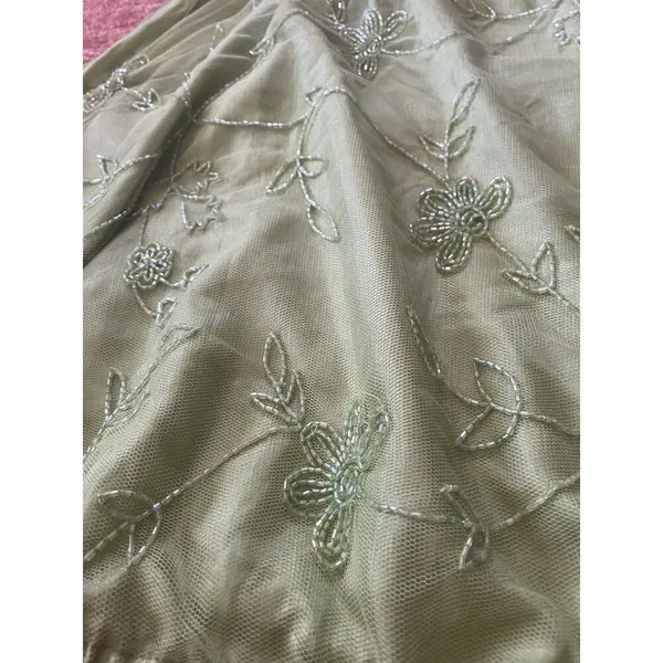 Handmade Women’s Beautiful Top Embroidered With Beads XS - Image 2