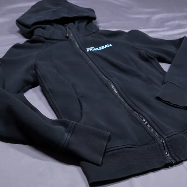 Lululemon Scuba Full Zip Hoodie Womens 8 Black Life Time Pickleball Athletic Top - Image 10