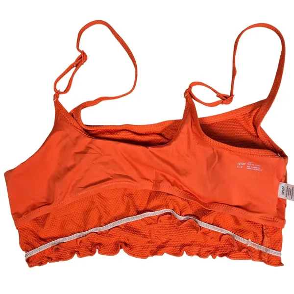 Aerie Textured Orange Scoop Neck Bikini Top M‎ NWT - Image 6