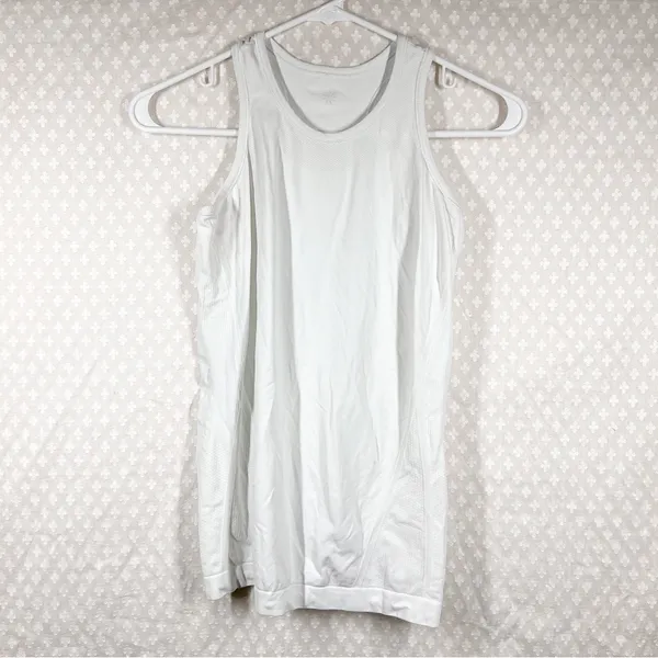 Athleta White Renew Seamless Racerback Limitless Active Tank‎ Top - Image 2