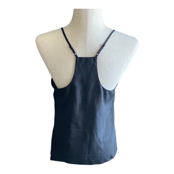 NWOT-J. CREW-BLACK CAMISOLE TOP-SIZE 6 Adjustable straps, brand new, never worn - Image 3
