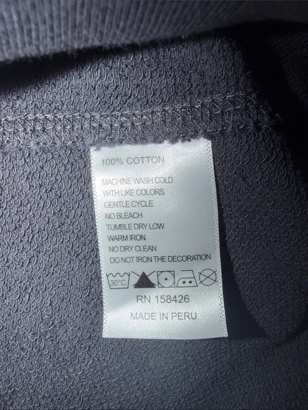 Leallo Women’s Charcoal Dune Solid Crewneck Black Size XS - Image 6
