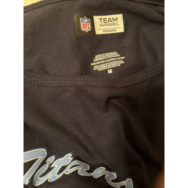 Tennessee Titans Shirt Women's in Sizes M and L Blue NFL Football Long Sleeve - Image 2