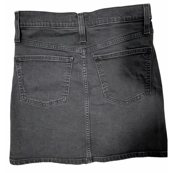 Madewell Denim A-line Mini Skirt Black Women's‎ Size 25 - Image 2