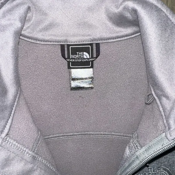 The North Face Women's Apex Bionic Soft Shell Full Zip Jacket Size M Grey - Image 4