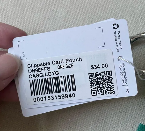 Lululemon Clippable Card Pouch - Cascadia Green - Image 3