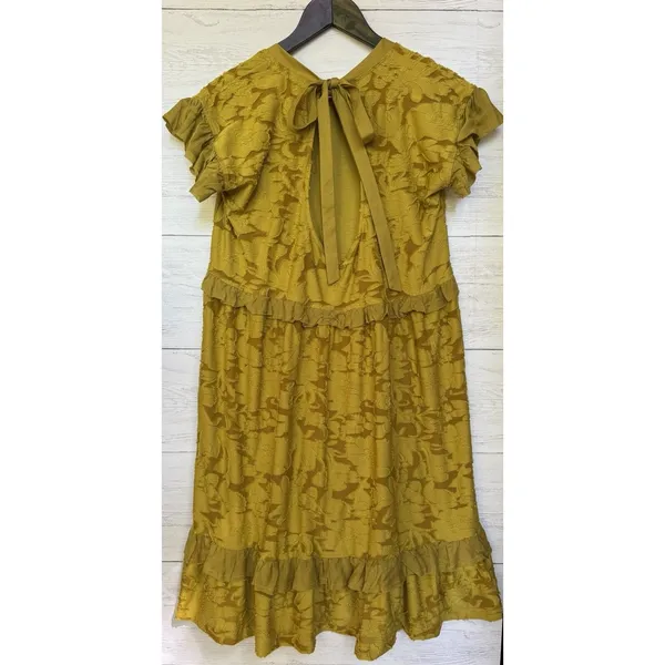 by Anthropologie Ruffle Knit Mini Dress - Size - XS - Image 10